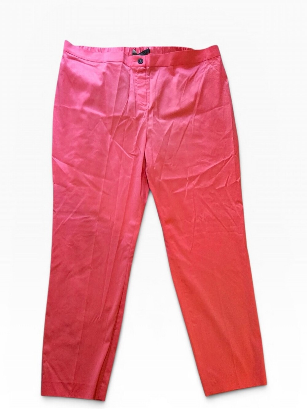 Marina Rinaldi "REMO" Coral Cotton Blend Trouser Size 22W
